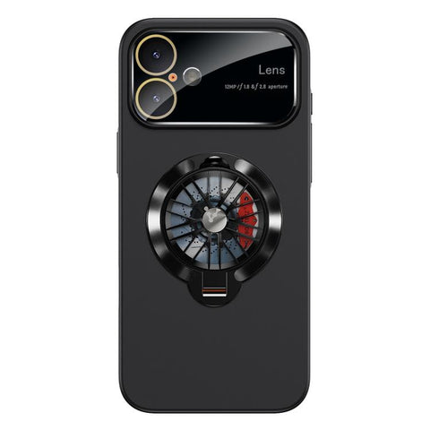 Glaze PC Camera Window Gyro Kickstand Magnetic Phone Case, For iPhone 16 Plus, For iPhone 16, For iPhone 15 Pro Max, For iPhone 15 Pro, For iPhone 15 Plus, For iPhone 15