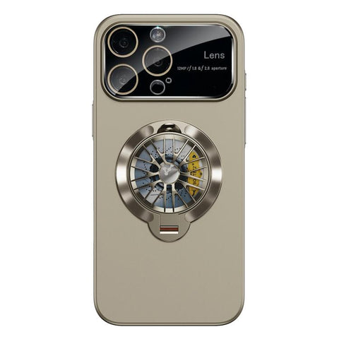 Glaze PC Camera Window Gyro Kickstand Magnetic Phone Case, For iPhone 16 Plus, For iPhone 16, For iPhone 15 Pro Max, For iPhone 15 Pro, For iPhone 15 Plus, For iPhone 15