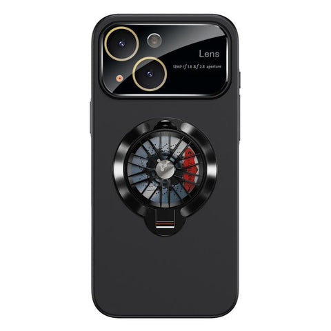 Glaze PC Camera Window Gyro Kickstand Magnetic Phone Case, For iPhone 16 Plus, For iPhone 16, For iPhone 15 Pro Max, For iPhone 15 Pro, For iPhone 15 Plus, For iPhone 15