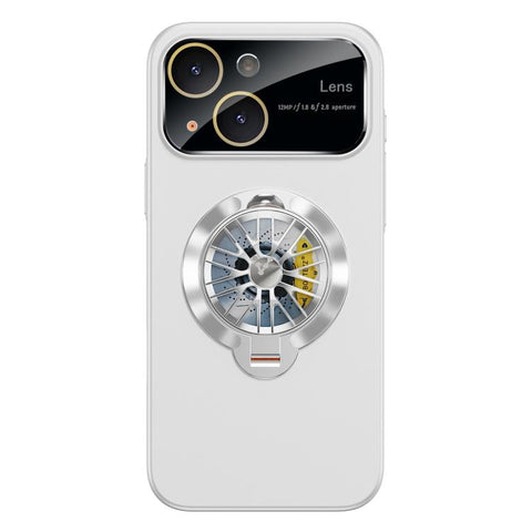 Glaze PC Camera Window Gyro Kickstand Magnetic Phone Case, For iPhone 16 Plus, For iPhone 16, For iPhone 15 Pro Max, For iPhone 15 Pro, For iPhone 15 Plus, For iPhone 15