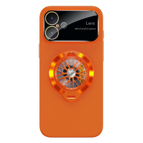 Glaze PC Camera Window Gyro Kickstand Magnetic Phone Case, For iPhone 16 Plus, For iPhone 16, For iPhone 15 Pro Max, For iPhone 15 Pro, For iPhone 15 Plus, For iPhone 15