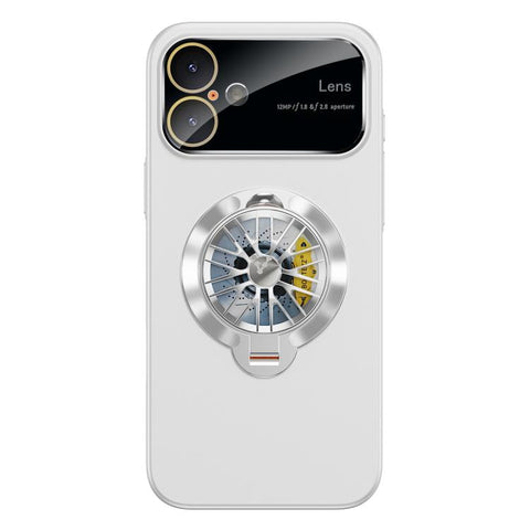 Glaze PC Camera Window Gyro Kickstand Magnetic Phone Case, For iPhone 16 Plus, For iPhone 16, For iPhone 15 Pro Max, For iPhone 15 Pro, For iPhone 15 Plus, For iPhone 15