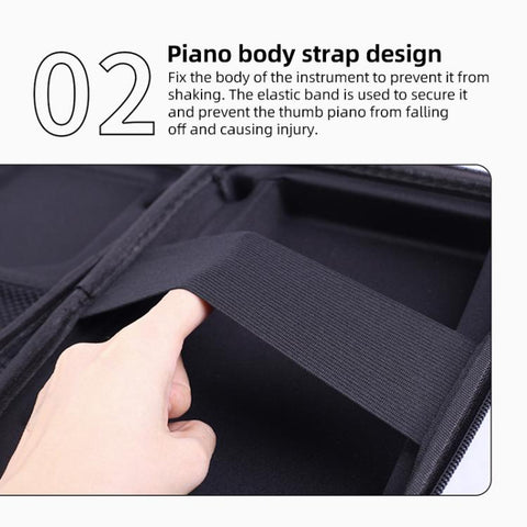 17 Keys Portable Kalimba Thumb Piano Bag