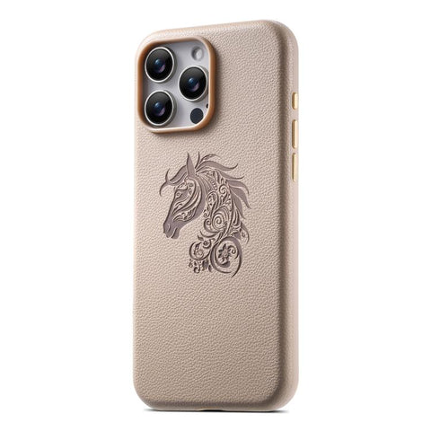 ESEBLE B1 Five Flowered Horse Phone Case, For iPhone 16 Pro Max, For iPhone 16 Pro