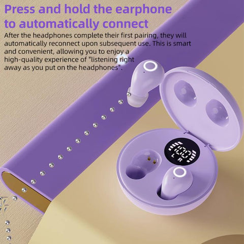 SK31 Hidden Sleep Noise Reduction Wireless Bluetooth Earphone