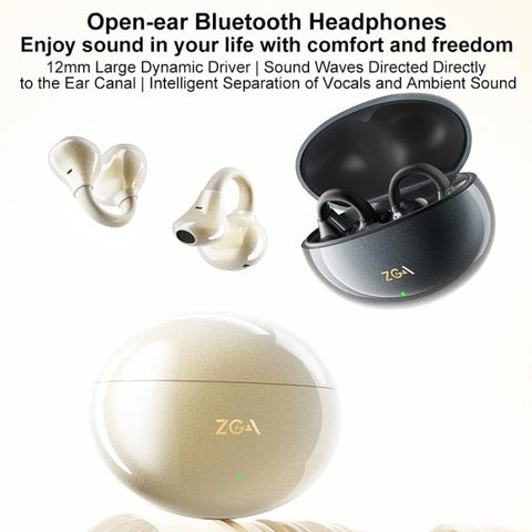 ZGA GS25 Ear Clip Wireless Bluetooth Earphones, GS25