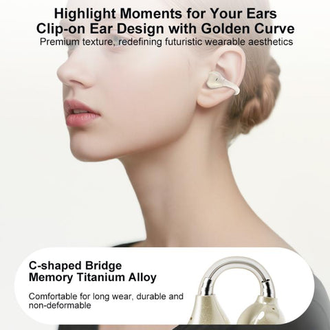 ZGA GS25 Ear Clip Wireless Bluetooth Earphones, GS25