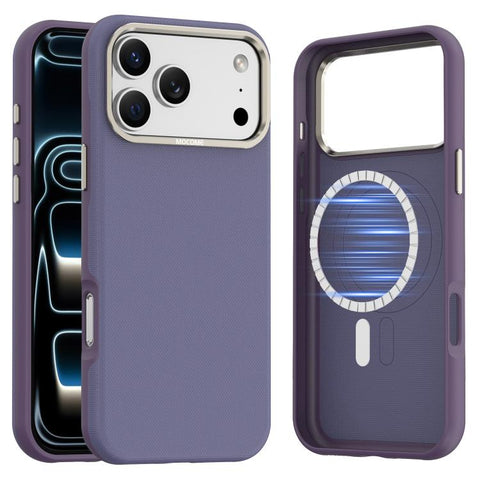 Mocome Plain Magnetic Shockproof Phone Case, For iPhone 18 Pro / 17 Pro, For iPhone 18 Pro Max / 17 Pro Max