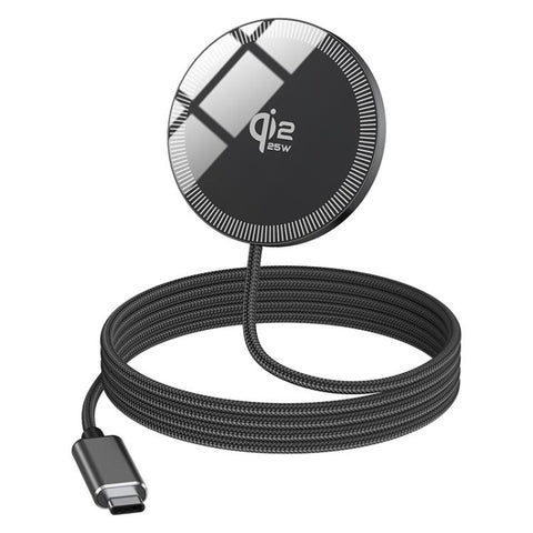 QI2 25W USB-C / Type-C Interface Portable Magnetic Wireless Charger