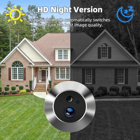RH-PD10-I 4.3 inch HD Screen Motion Detection Smart WiFi Video Doorbell, RH-PD10-I