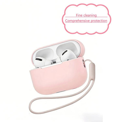 Silicone Earbud Protective Case with Lanyard, For AirPods Pro 3