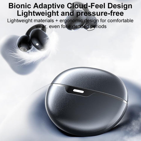 ZGA GS28 Ear Clip Wireless Bluetooth Earphones with Indicator Light, GS28