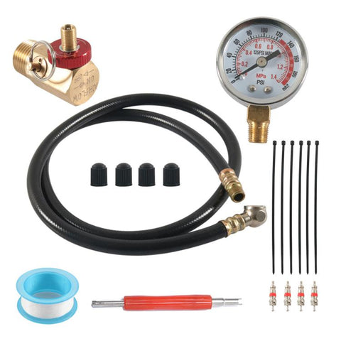 Air Tank Repair Kit Pressure Gauge, 19pcs / Set