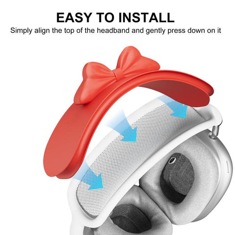 XDcase Bowknot Silicone Headband Decorative Cover, For AirPods Max