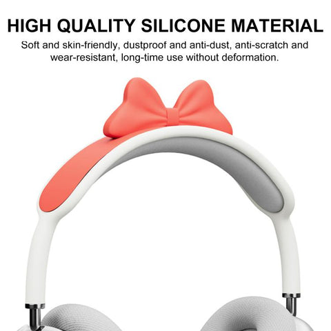 XDcase Bowknot Silicone Headband Decorative Cover, For AirPods Max