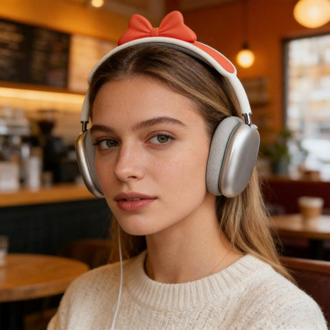 XDcase Bowknot Silicone Headband Decorative Cover, For AirPods Max