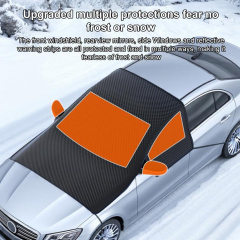 SUITU ST-3959 Car Thickened Oxford Cloth Magnetic Snow and Sunshade Front Windshield Cover