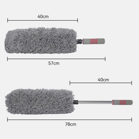 SUITU LS-447 Car Retractable Microfiber Dusting Brush Wax Mop