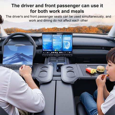 SUITU ST-2004 Multifunctional Universal Car Tri-Folding Tray Table Dinner Desk