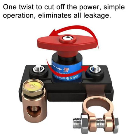 12V-24V Car Multifunctional Pure Copper Battery Disconnect Switch, 12V-24V