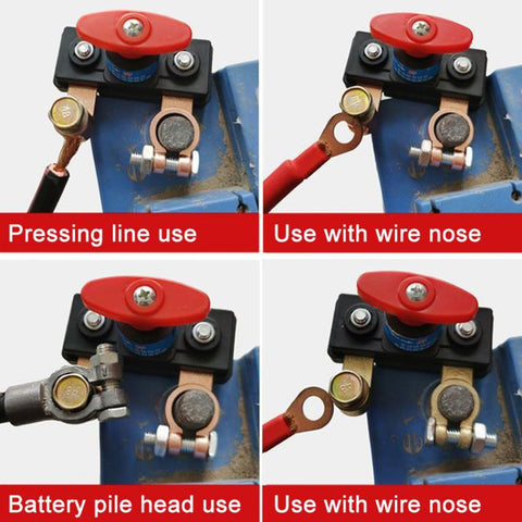 12V-24V Car Multifunctional Pure Copper Battery Disconnect Switch, 12V-24V