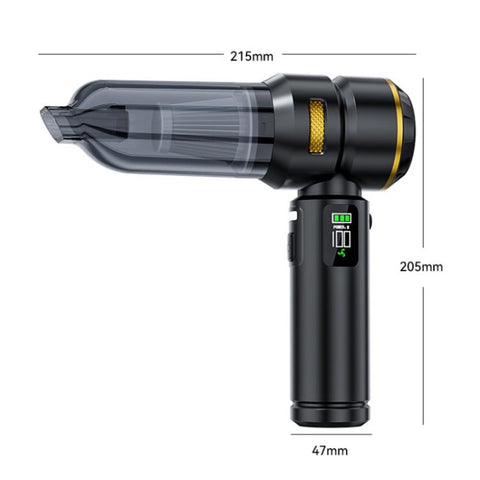 SUITU ST-6704APlus Car Digital Display Blow Suction Combo Vacuum Cleaner, One Touch Dustbin Emptying