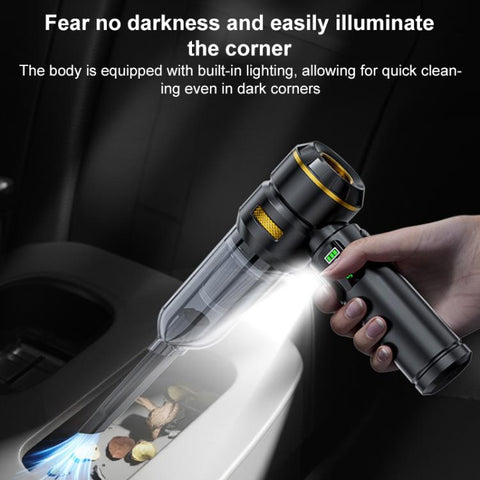 SUITU ST-6704APlus Car Digital Display Blow Suction Combo Vacuum Cleaner, One Touch Dustbin Emptying