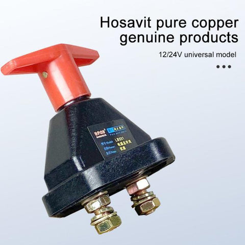 12V-24V Car Mechanical Pure Copper Battery Disconnect Switch, Mechanical Switch
