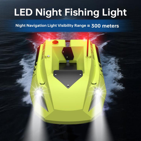 D50E GPS High Speed Smart Remote Control Fishing Bait Boat with Sonar Sensor, EU Plug, US Plug, UK Plug