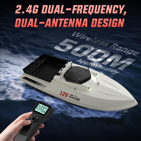 D80E GPS High Power Smart Remote Control Fishing Bait Boat with Sonar Sensor, EU Plug, US Plug, UK Plug