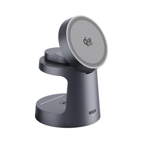 ROCK W56 3-in-1 Magnetic Wireless Charger with Qi2.2 25W, W56