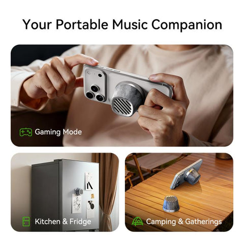 ROCK K13 Pro Mini Magnetic Wireless Charging Bluetooth Speaker