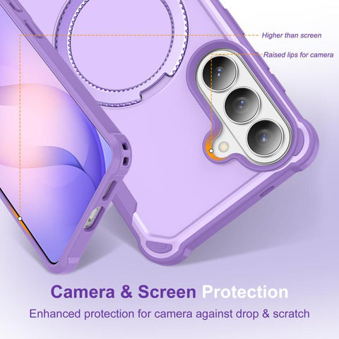 Yingcai Gears MagSafe Holder Shockproof Phone Case, For Samsung Galaxy S26+ 5G, For Samsung Galaxy S26 Ultra 5G, For Samsung Galaxy S26 5G