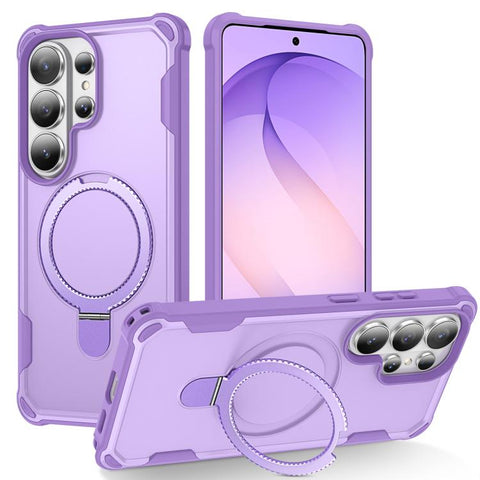 Yingcai Gears MagSafe Holder Shockproof Phone Case, For Samsung Galaxy S26+ 5G, For Samsung Galaxy S26 Ultra 5G, For Samsung Galaxy S26 5G