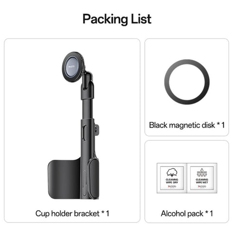 Yesido C230 Card-Embedded Car Water Cup Base Magnetic Phone Holder, C230