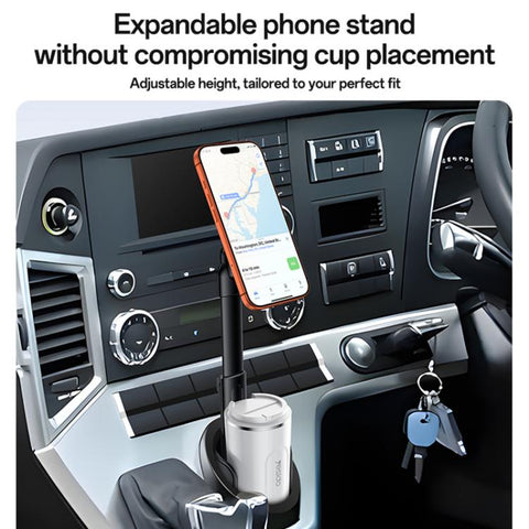 Yesido C230 Card-Embedded Car Water Cup Base Magnetic Phone Holder, C230