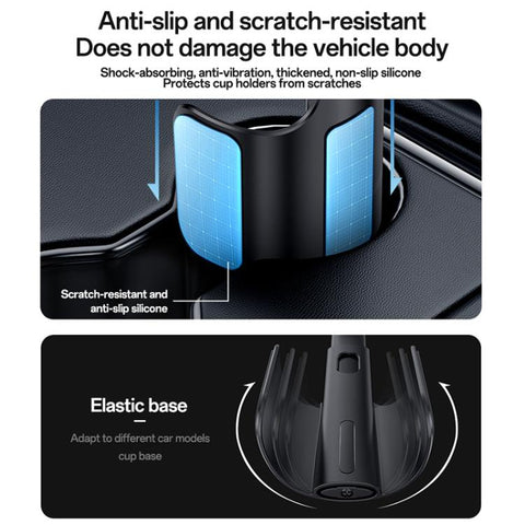 Yesido C230 Card-Embedded Car Water Cup Base Magnetic Phone Holder, C230