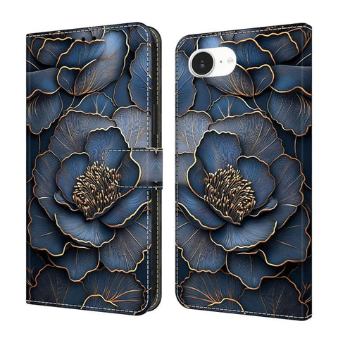 Crystal-Like Painted Vegan Leather Phone Case, For iPhone 18 Pro / 17 Pro, For iPhone 18 Pro Max / 17 Pro Max, For iPhone 17e / 16e, For iPhone 17