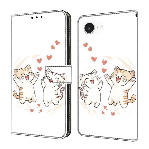 Crystal-Like Painted Vegan Leather Phone Case, For iPhone 18 Pro / 17 Pro, For iPhone 18 Pro Max / 17 Pro Max, For iPhone 17e / 16e, For iPhone 17