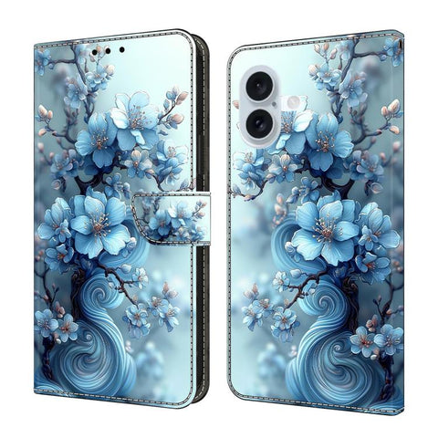 Crystal-Like Painted Vegan Leather Phone Case, For iPhone 18 Pro / 17 Pro, For iPhone 18 Pro Max / 17 Pro Max, For iPhone 17e / 16e, For iPhone 17