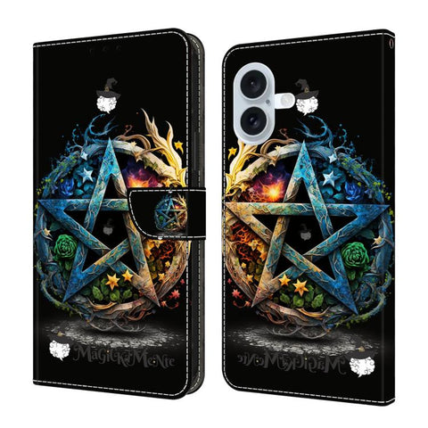 Crystal-Like Painted Vegan Leather Phone Case, For iPhone 18 Pro / 17 Pro, For iPhone 18 Pro Max / 17 Pro Max, For iPhone 17e / 16e, For iPhone 17