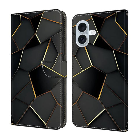 Crystal-Like Painted Vegan Leather Phone Case, For iPhone 18 Pro / 17 Pro, For iPhone 18 Pro Max / 17 Pro Max, For iPhone 17e / 16e, For iPhone 17