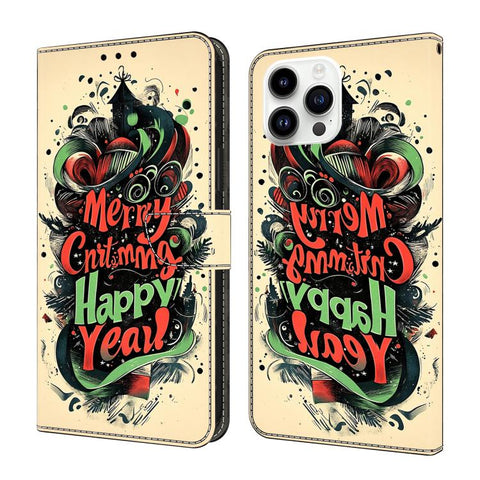 Crystal-Like Painted Vegan Leather Phone Case, For iPhone 15 Pro Max, For iPhone 15 Pro, For iPhone 14 / 13, For iPhone 14 Pro