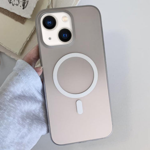 Frosted Gradient TPU Magnetic Phone Case, For iPhone 13, For iPhone 12, For iPhone 12 Pro Max, For iPhone 12 Pro, For iPhone 11 Pro Max, For iPhone 11, For iPhone 11 Pro