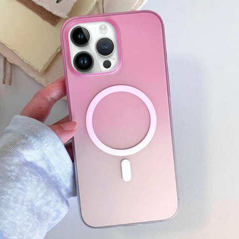 Frosted Gradient TPU Magnetic Phone Case, For iPhone 13, For iPhone 12, For iPhone 12 Pro Max, For iPhone 12 Pro, For iPhone 11 Pro Max, For iPhone 11, For iPhone 11 Pro