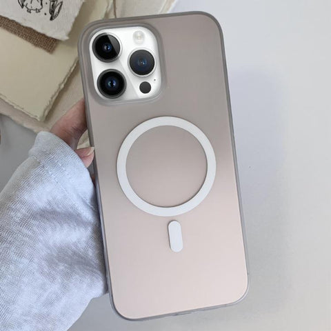 Frosted Gradient TPU Magnetic Phone Case, For iPhone 13, For iPhone 12, For iPhone 12 Pro Max, For iPhone 12 Pro, For iPhone 11 Pro Max, For iPhone 11, For iPhone 11 Pro