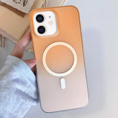 Frosted Gradient TPU Magnetic Phone Case, For iPhone 13, For iPhone 12, For iPhone 12 Pro Max, For iPhone 12 Pro, For iPhone 11 Pro Max, For iPhone 11, For iPhone 11 Pro