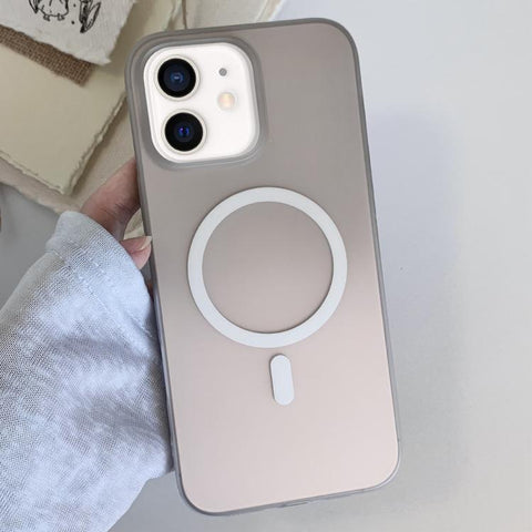 Frosted Gradient TPU Magnetic Phone Case, For iPhone 13, For iPhone 12, For iPhone 12 Pro Max, For iPhone 12 Pro, For iPhone 11 Pro Max, For iPhone 11, For iPhone 11 Pro
