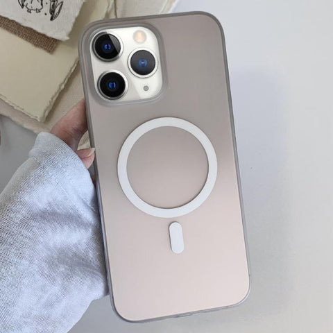 Frosted Gradient TPU Magnetic Phone Case, For iPhone 13, For iPhone 12, For iPhone 12 Pro Max, For iPhone 12 Pro, For iPhone 11 Pro Max, For iPhone 11, For iPhone 11 Pro