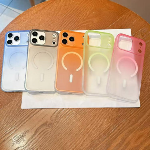 Frosted Gradient TPU Magnetic Phone Case, For iPhone 13, For iPhone 12, For iPhone 12 Pro Max, For iPhone 12 Pro, For iPhone 11 Pro Max, For iPhone 11, For iPhone 11 Pro